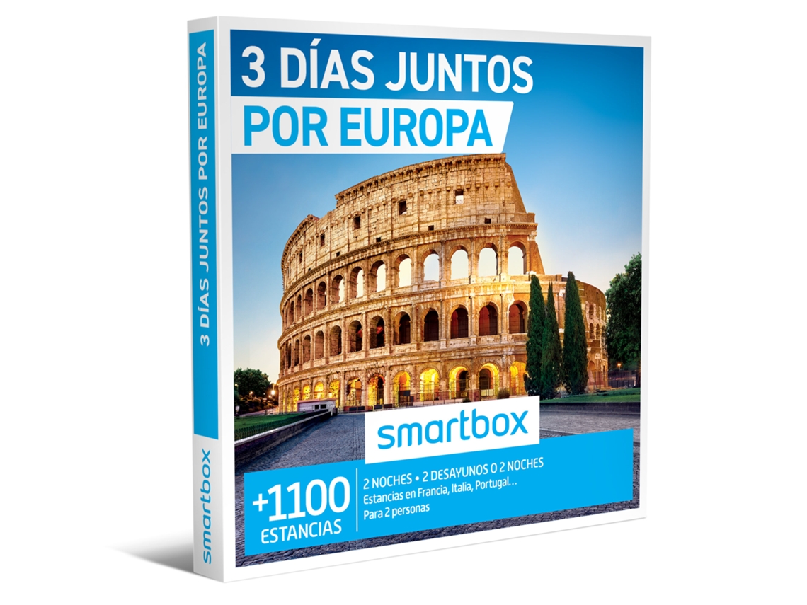 Caja Regalo Smartbox 3 Días Juntos Por Europa