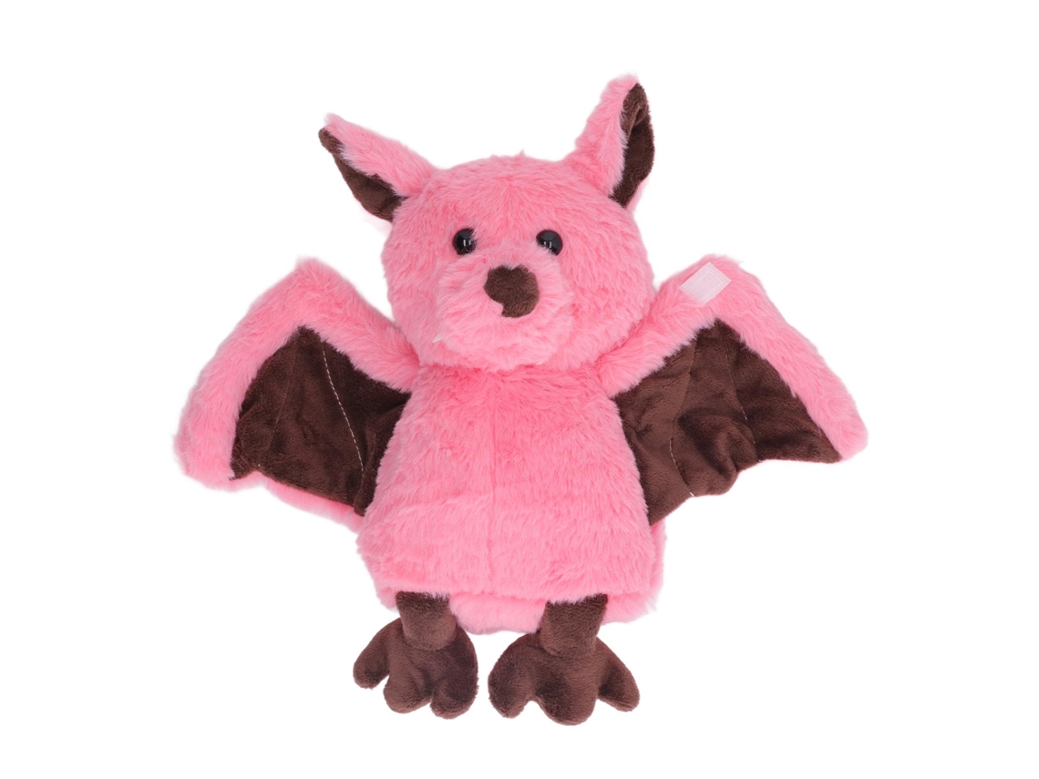 2026yncm--muñeco De Murciélago De Halloween Suave Peluche Amigable Con La Piel Juguete Decorativo Para Niños Rosa