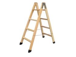 Escalera De Madera Tijera Profesional 4 Peldaños