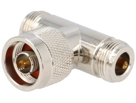 Ficha Adaptadora Tripla N Macho - 2X N Fêmeas