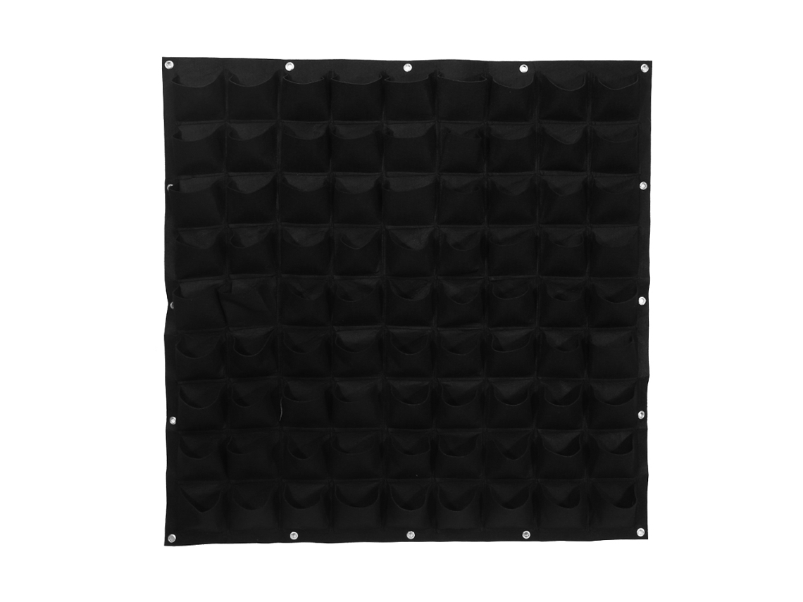 Bolsa De Cultivo Vertical Con 81 Bolsillos, De Fieltro, Para Jardín, Para Colgar En La Pared, Para Cultivar Hortalizas Y Flores.
