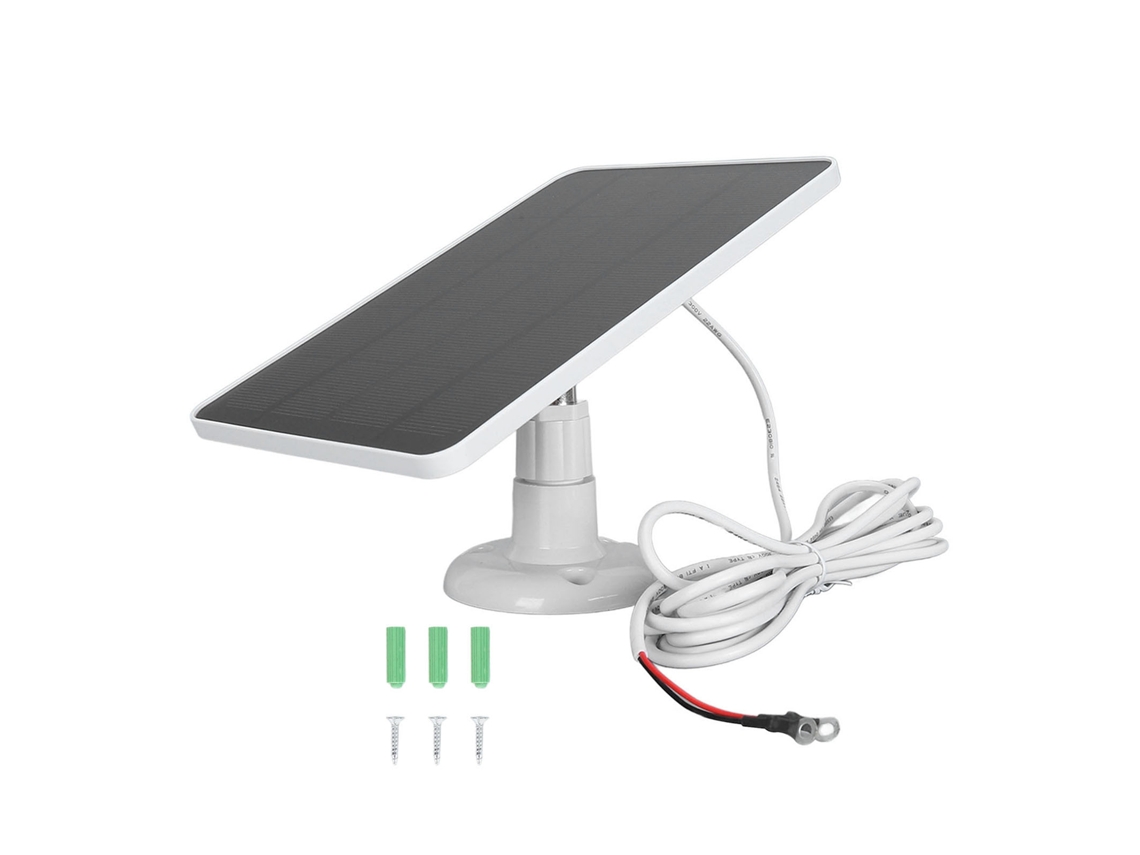 Cargador De Panel Solar De 10 W Para Timbre De Video 2k 2 Y 3 Con Cable Ajustable Ip66