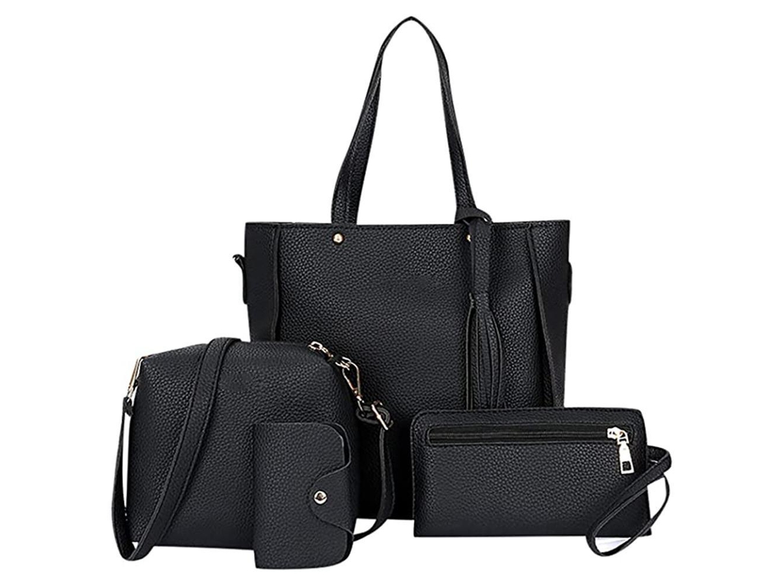 Juego De 4 Elegantes Bolsos Multifuncionales Para Mujer Con Gran Capacidad Para Viajes Y Uso Diario.