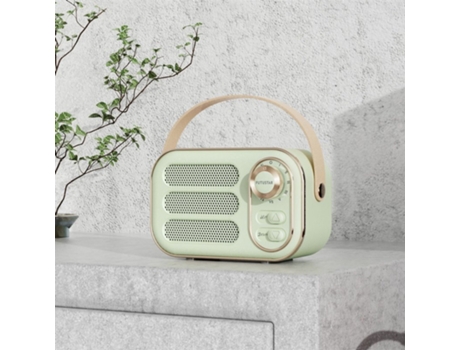 Altavoz Bluetooth Dw13 Retro Classic Portable Wireless Travel Music Player Green