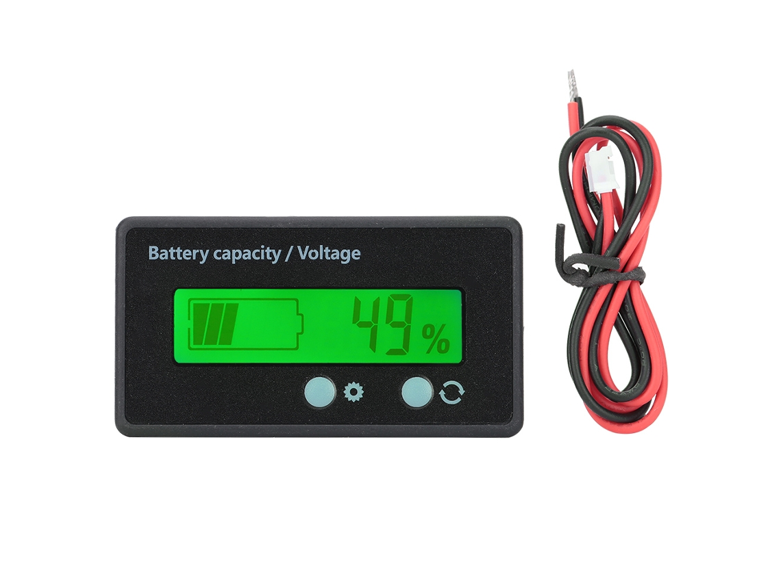 Monitor De Capacidad De Batería Con Pantalla Lcd Impermeable 12-84v Verde Gy-6gs Pcb Htn