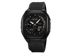 Elegante reloj de pulsera electrónico con temporizador de cuenta regresiva analógico/digital, resistente al agua y con luz de fondo.
