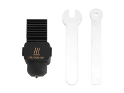 Kit de impresora 3D Boca Caliente para Bamboo Lab A1 Mini, boquilla A1 de 0,6 mm, bloque de latón cromado.