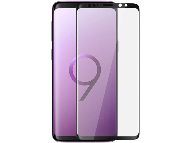 Protector de Cristal Templado AVIZAR Samsung Galaxy S9+ Negro