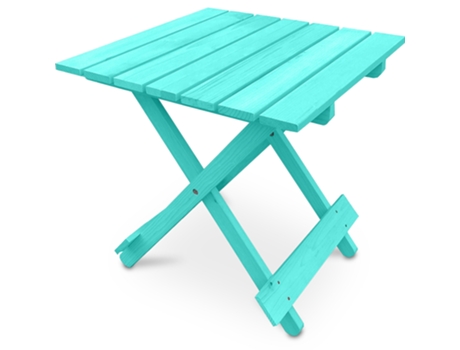Mesa de Jardín Adirondack Alana Mesa Auxiliar Madera 50x50x50cm PRIVATEFLOOR