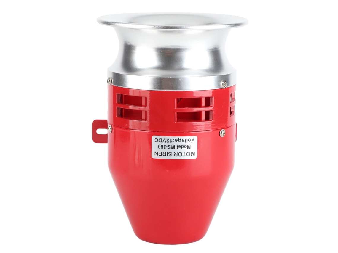 Sirena de motor eléctrico de 125 dB, timbre motorizado, alarma sonora, bocina, sirena para hogar, fábrica, escuela, rancho, lugar de entretenimiento, 12 V CC, 12,4 A
