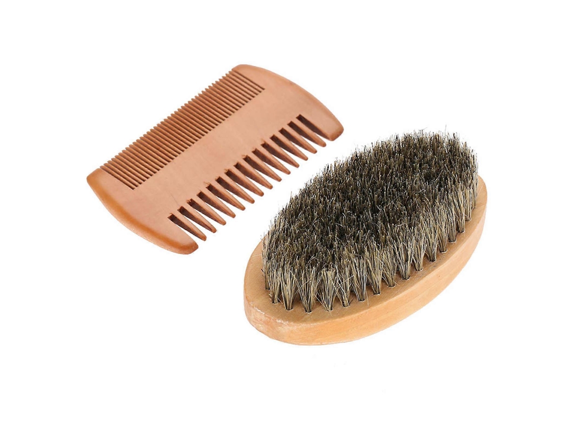 Kit de cuidado de barba para hombre con cepillo y peine para el cuidado facial Tienda Jinyubo
