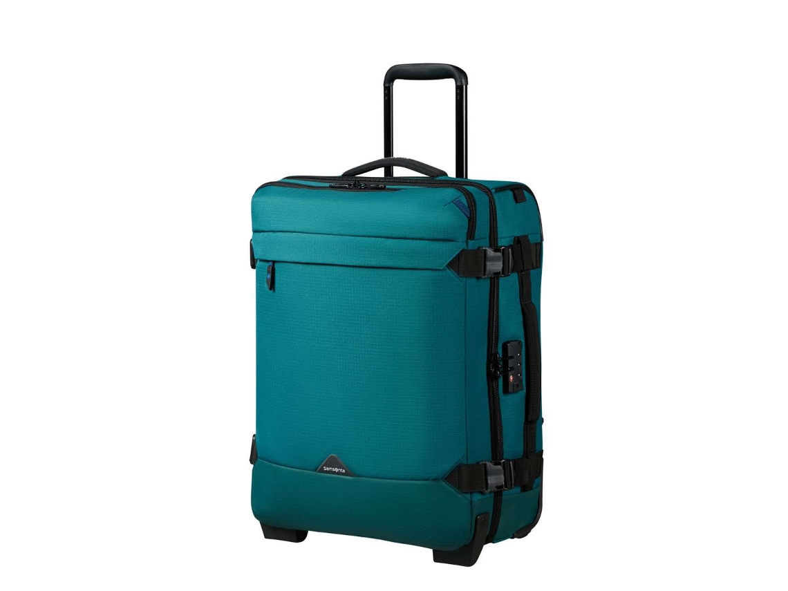 Mochila/Carrito Roadseeker de 55 cm con 2 ruedas, color azul petróleo, 50 l, Samsonite