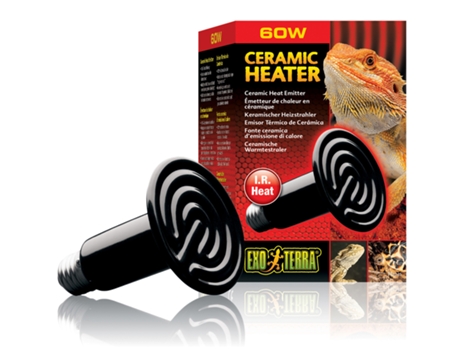 Lámpara de cerámica calefactora para reptiles EXO TERRA,60W
