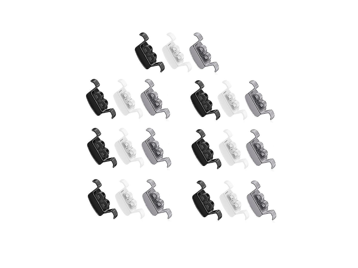 Organizador De Cables Para Electrodomésticos De Cocina 21 Piezas Negroblancogris