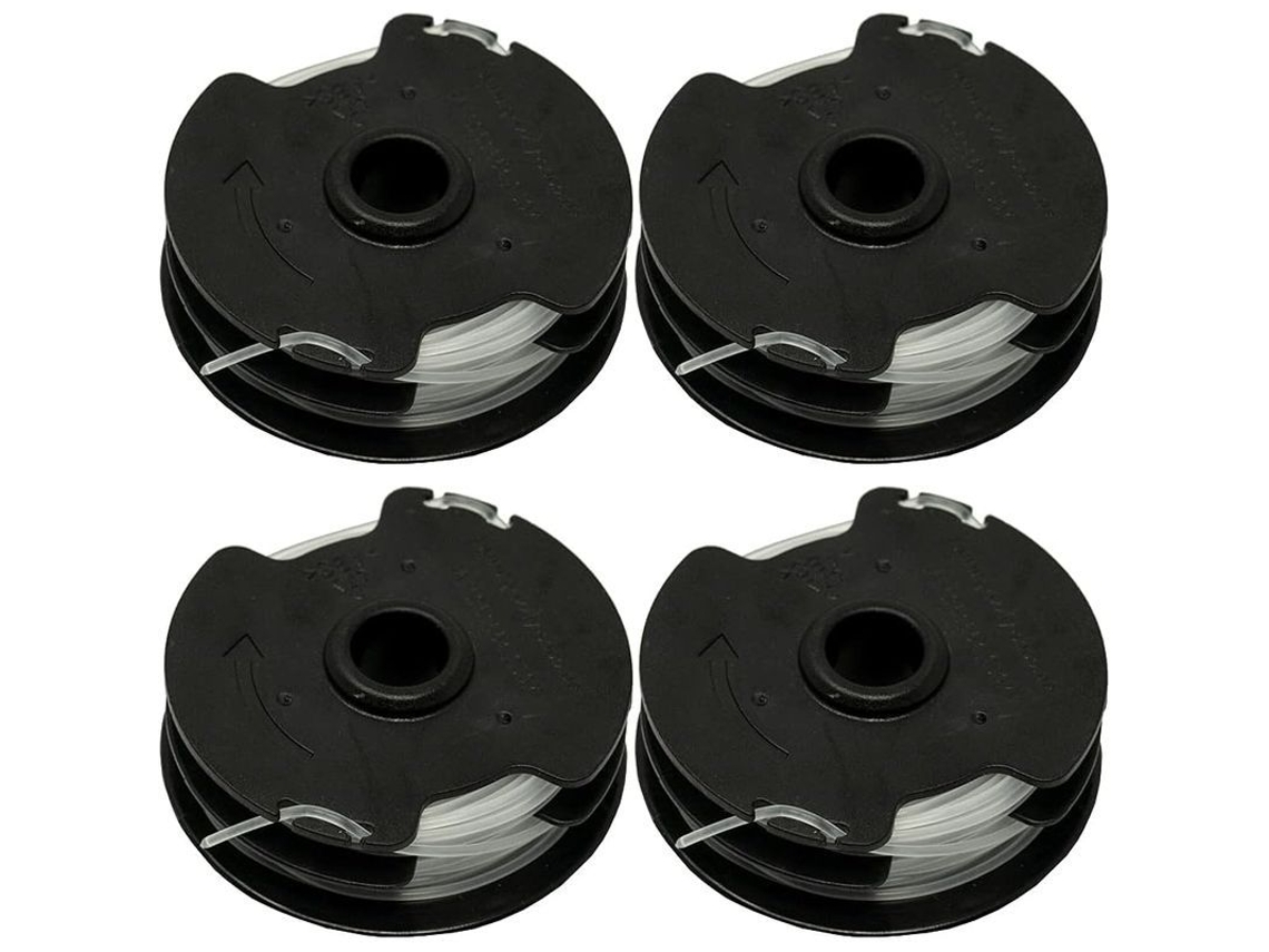 2026-4 Bobinas De Repuesto Para Cortacésped Inalámbrico Parkside Prta 20-li C3, Hilo De Nailon 5m X 2, 1.4mm