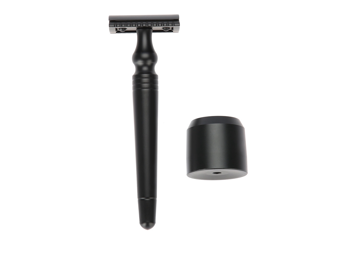 Cuchilla De Afeitar De Borde Doble Para Barba Y Bigote, Herramienta Manual De Seguridad