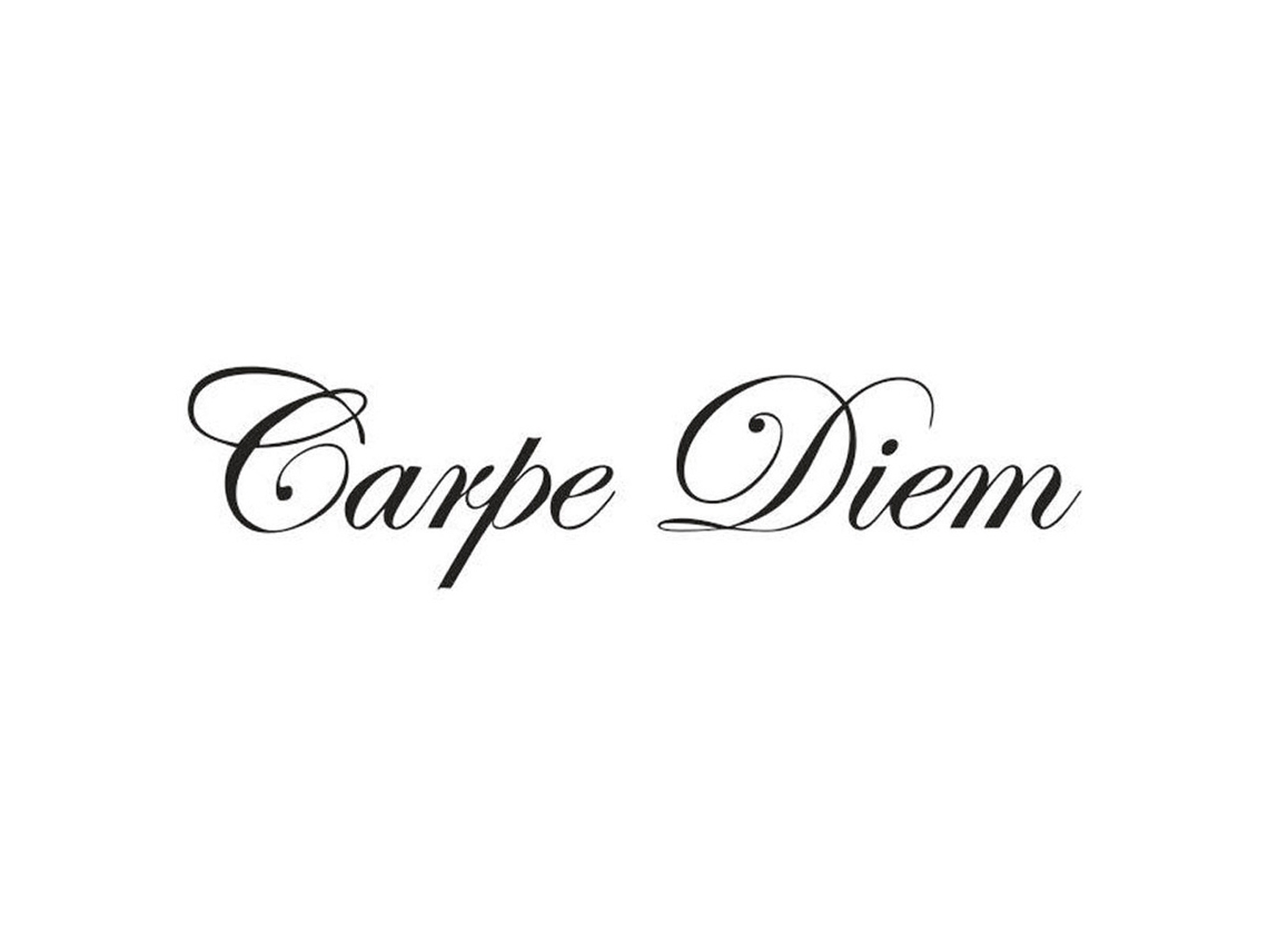 Adhesivo de pared "Carpe Diem" para sala y habitación Kofihety