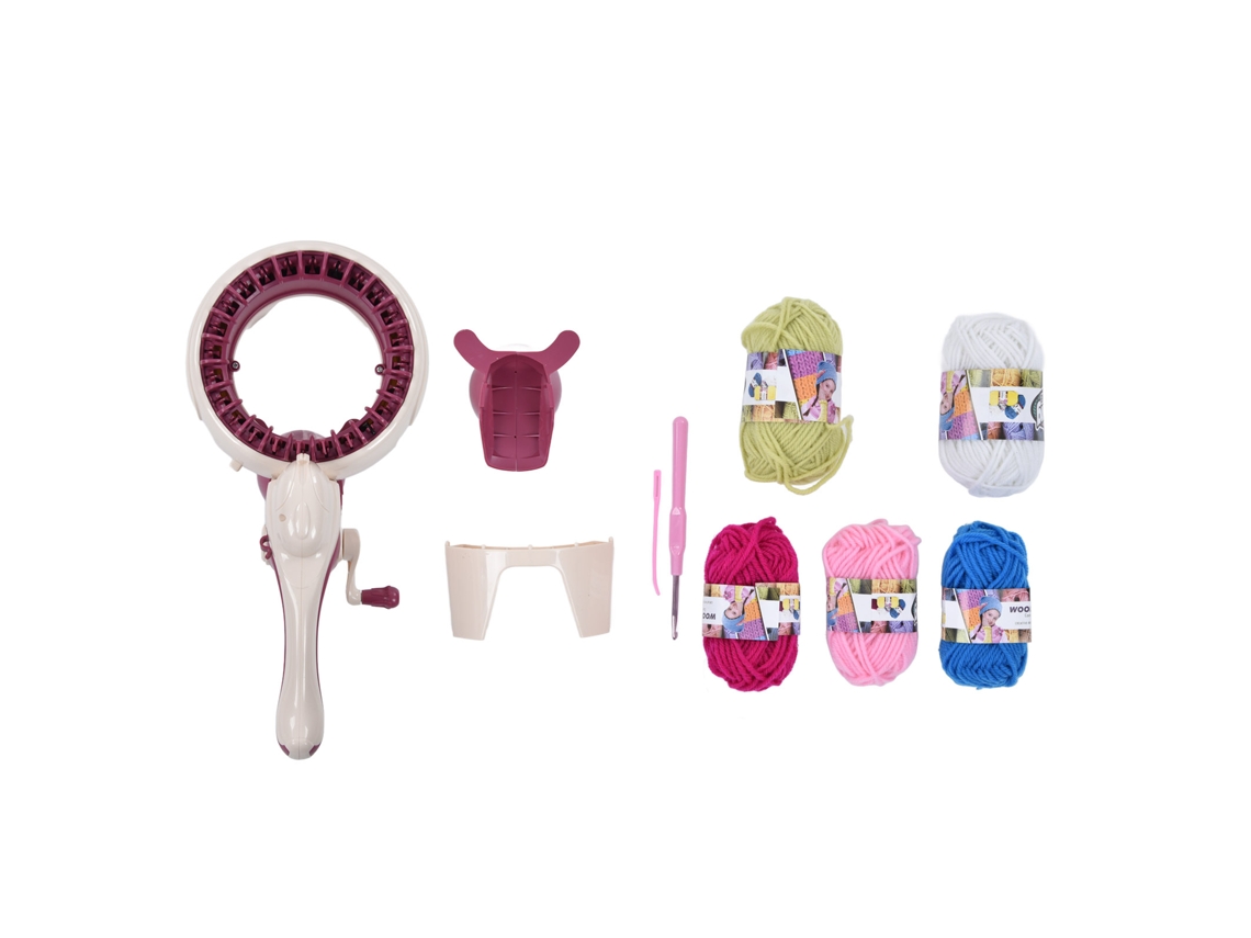 Máquina De Tejer Redonda Para Niños, Ideal Para Diy Bufandas, Bolsos, Suéteres Y Gorros