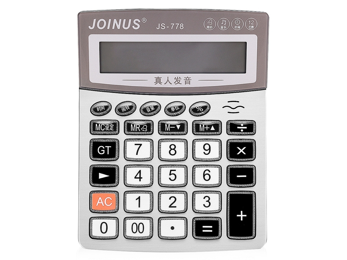 Calculadora portátil JS 778 para la escuela y la oficina.