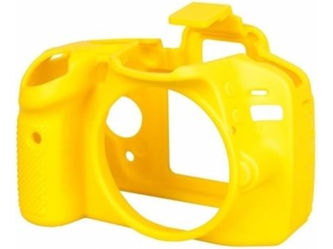 Funda silicona EASYCOVER Nikon D3300/3400 Amarillo
