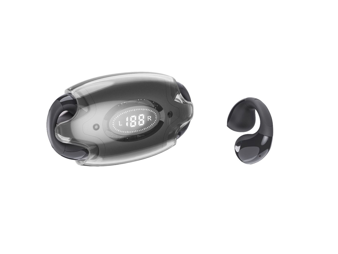 Auriculares YEMAESRE Bluetooth con Clip Abierto Negro