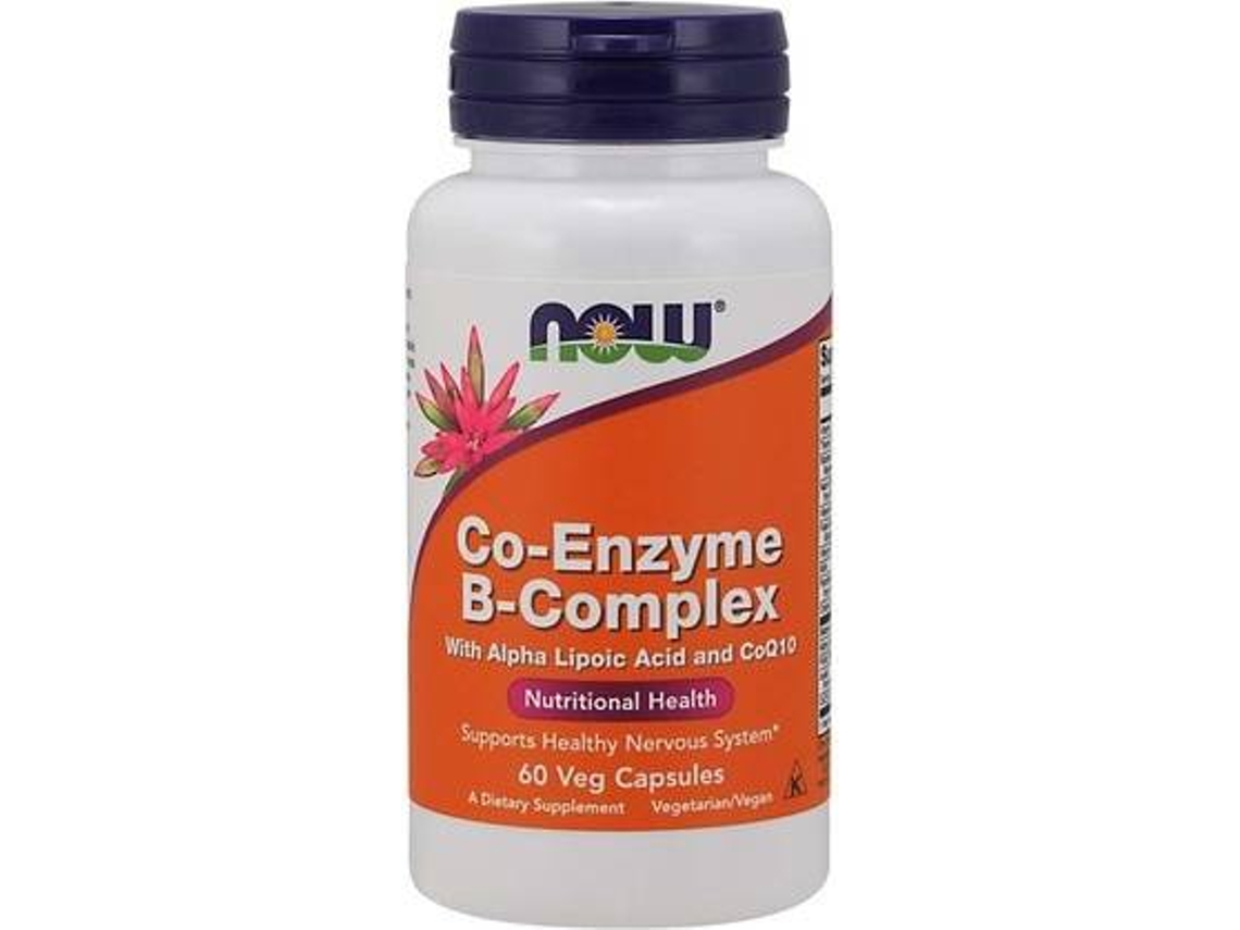 Complemento Alimentar NOW Coenzima Q (60 cápsulas vegetais)