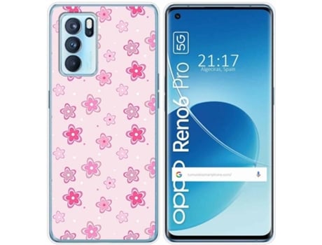 Carcasa Oppo Reno 6 Pro 5G TUMUNDOSMARTPHONE Flores