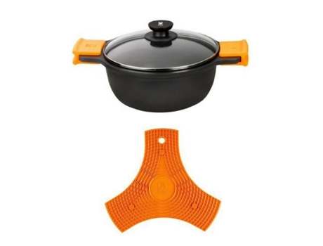 Cacerola con tapa de cristal BRA Efficient A270332 8,3 L Ø 32 cm Negro