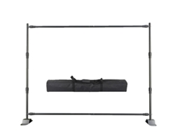 Sistema de soporte de fondo, ancho y altura ajustables, bolsa de transporte Oxford duradera, Kr 2,4 x 3 m OEM