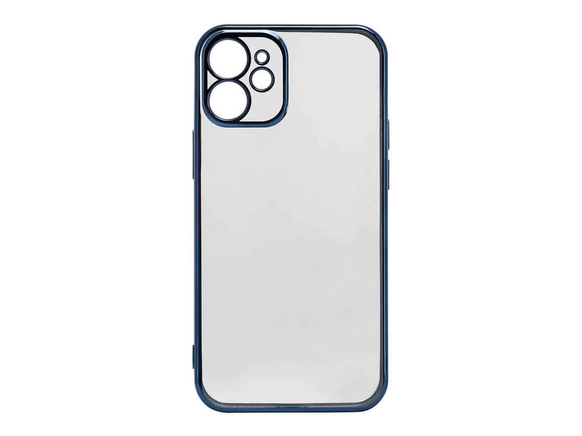 Capinha De Celular Sulada Tpu Com Eletrodo Proteção Total Para Iphone 12mini Azul