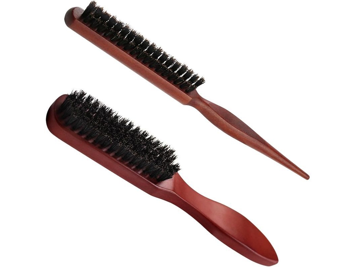 2 Cepillos Para Cabello Liso, Cepillo Alisador, Adecuado Para Cabello Grueso, Rizado, Seco O Dañado.