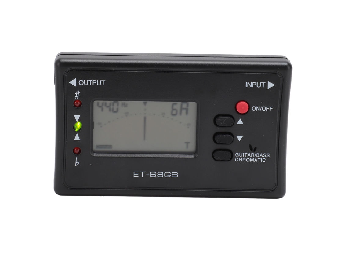 Metrónomo Digital 3 En 1 Con Afinador, 435-445 Hz, Para Guitarra Y Bajo, Con Generador De Tonos.