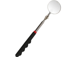 Espejo De Inspección Telescópico Ajustable De 360°, Extensible Hasta 73 Cm, Antideslizante, Negro.