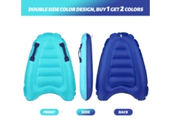 Tabla De Surf Hinchable Con Asas Para Niños Y Adultos Para Nadar En La Playa Y Practicar Deportes Acuáticos.