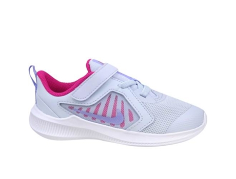 Zapatillas Deportivas NIKE Downshifter 10 Para Bebés (Blanco, Rosa -Tejido, Material Sintético -26)