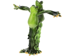 Figura De Rana De Resina, Estatua De Jardín, Decoración De Mesa, Decoración De Jardín Para Sala De Estar, Oficina Y