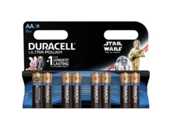 Paquete de 8 pilas alcalinas tipo aa 1,5v r06 DURACELL Ultra Power