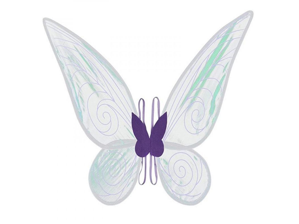 2026-aletas De Hada Mariposa Brillantes Para Disfraces De Halloween Duraderas Niñas Mujeres Fiesta 48x60cm Morado