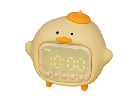 Bonito reloj despertador con patito luz para despertar con patito bonito para niños ELKUAIE