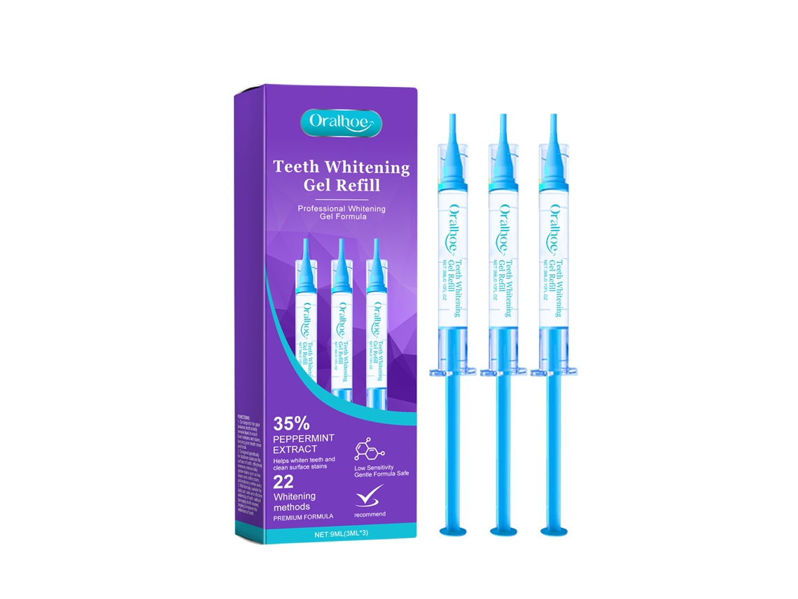 Gel limpiador dental suave de uso diario con menta, madreselva y manzanilla: ¡ilumina tu sonrisa!