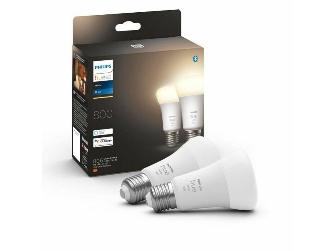 Bombilla Inteligente Philips Pack de 2 E27