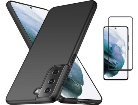 Funda + Protector de Pantalla Samsung S21 FE Turtleshell Negro