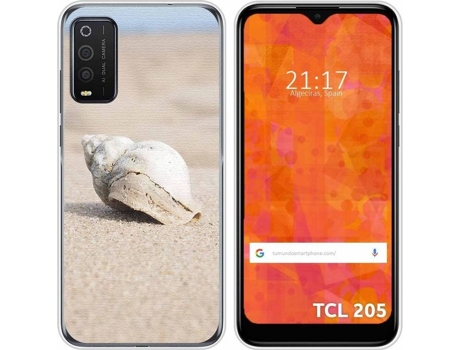 Carcasa TCL 205 TUMUNDOSMARTPHONE Concha Multicolor