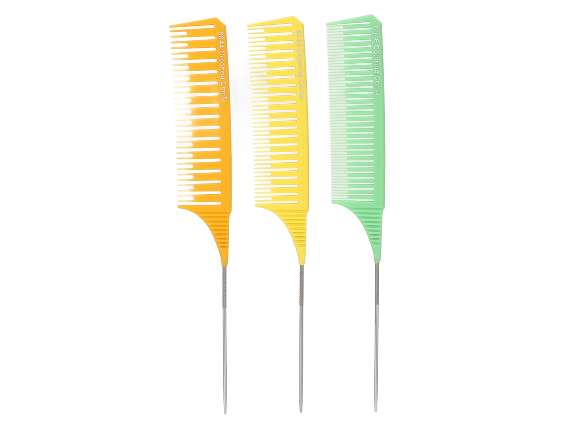 3pcs Peines Profesionales Para Peluquerías: Separación, Mezclado Y Más