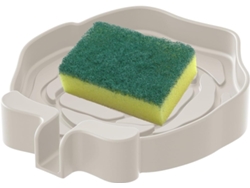 Jabonera | Soporte de silicona para esponja | Jabonera en forma de rosa con escurridor para baño y cocina, Vayotoy