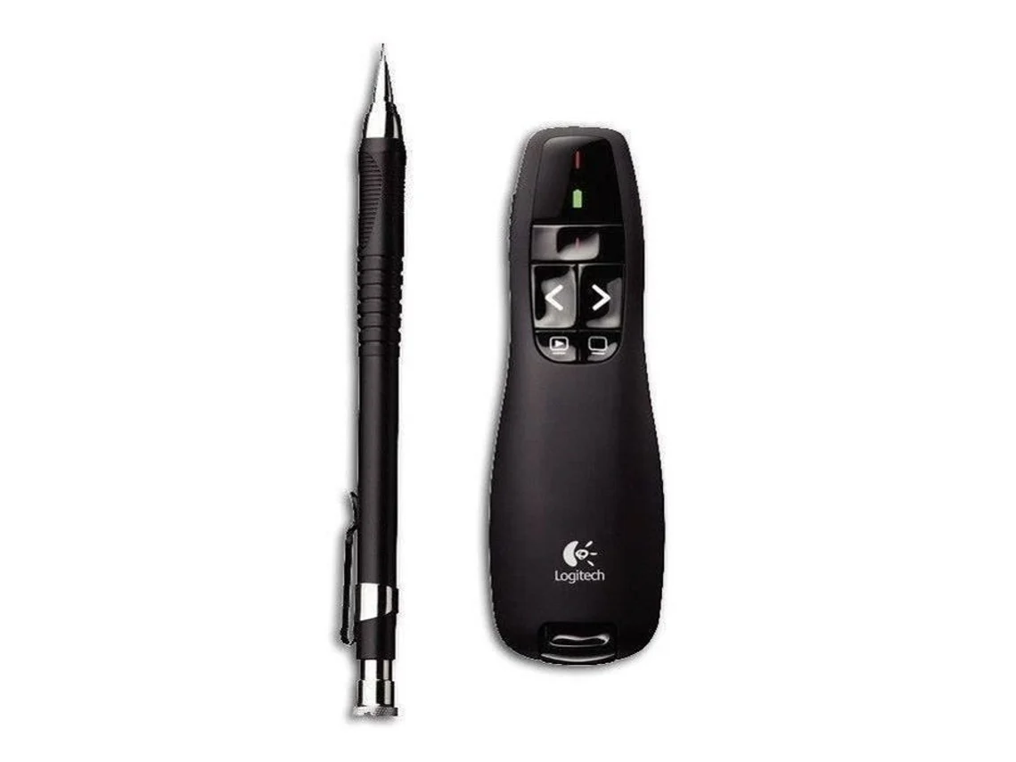 Presentador LOGITECH R400 Inalámbrico Negro (Con Laser)