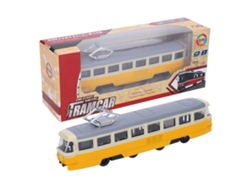 2026-juguete Coche De Retorno Para Niños 1:90 Modelo Simulado De Aleación Con Sonido Y Luz (amarillo)