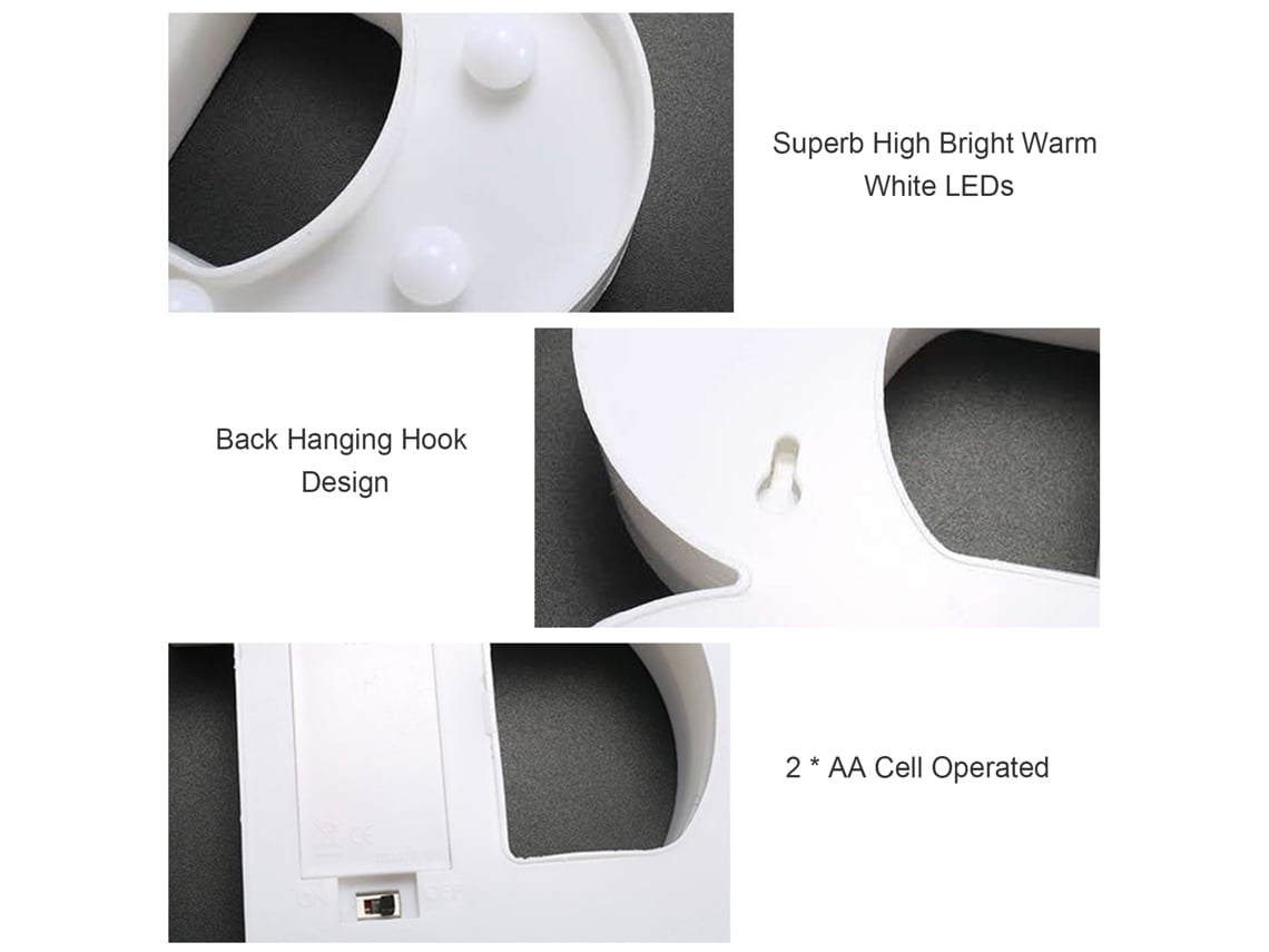 2026-letrero De Letras Led Con Bombillas Lámpara Nocturna Luz Blanca Cálida Ip54 Resistente Al Agua Para Fiesta Navidad Cumpleaños Decoración Hogar Bar