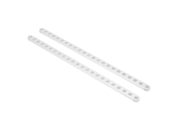 2 Piezas De Viga Plana De Aluminio Con 23 Orificios, 4x8x184 Mm, Accesorios Para Robot, 3102-0023-0184