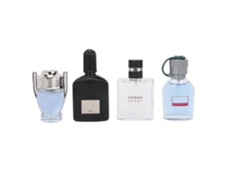 Kit De 4 Perfumes Masculinos Oceânico-floral 25ml Com Notas De Madeira E Citrus, Duração Até 16 Horas